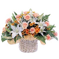 Extravagant Multicolor Pastel Floral Arrangement